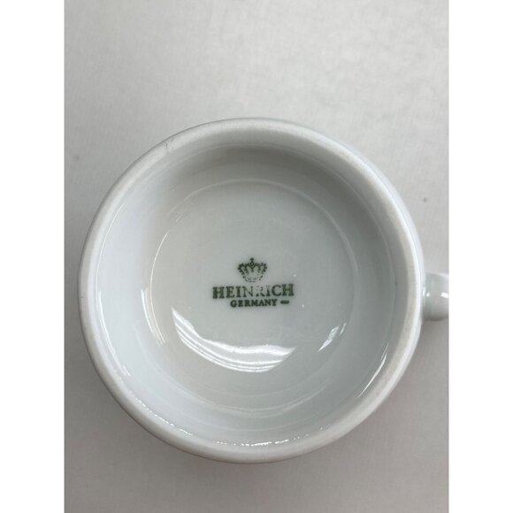 Vintage Heinrich Germany White Porcelain Creamer Milk Pitcher - Picture 4 of 7